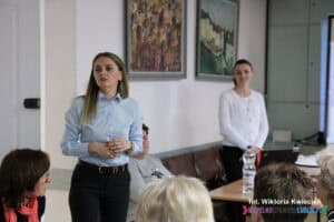 Pani Wioleta Tatara podczas prelekcji