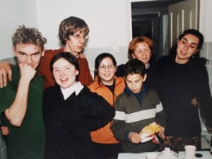 Lwów 2001. Pamiątkowa fotografia wolontariuszy