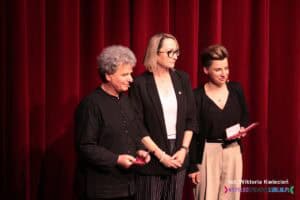 Od lewej stoją: Pan Michał Stanowski, Pani Marzena Rząsowska (Lubelski Urząd Wojewódzki), Pani Karolina Czajka