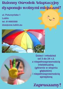 Plakat informacyjny promujący nabór
