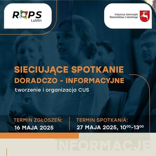 Plakat informacyjny promujący wydarzenie