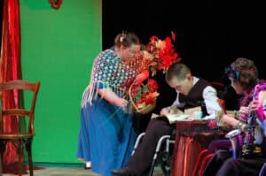 Spotkania Artystów Nieprzetartego Szlaku „Bajkowy Świat” 2009. Spektakl teatralny pt. "Bar pod Różą" w wykonaniu Teatru Kasta