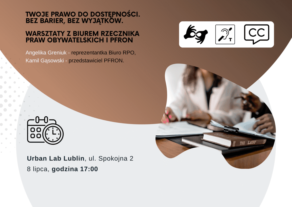 Baner informacyjny promujący wydarzenie