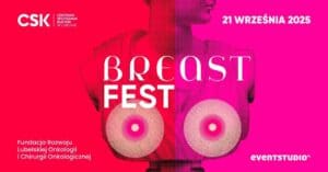 Plakat promujący wydarzenie Breast Fest