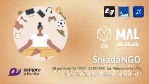 Baner informacyjny promujący wydarzenie