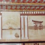 Kasetony podsufitowe zdobione techniką intarsji