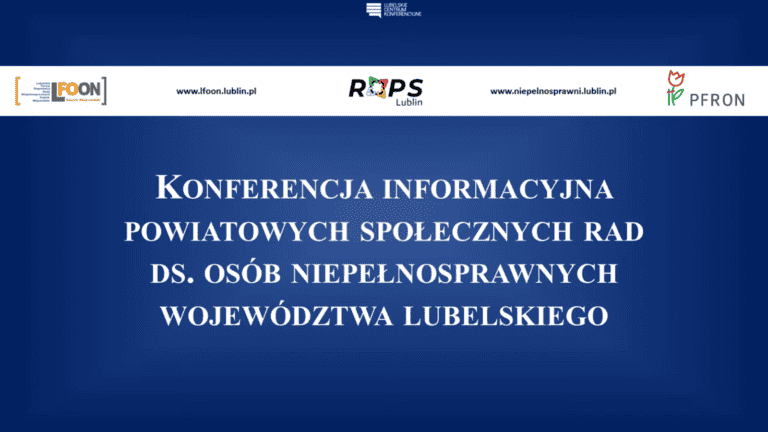 Grafika informacyjna promująca wydarzenie