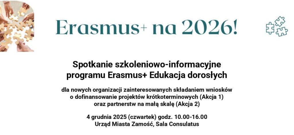 Baner informacyjny promujący zaproszenie na spotkanie