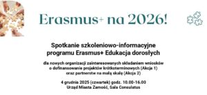 Baner informacyjny promujący zaproszenie na spotkanie