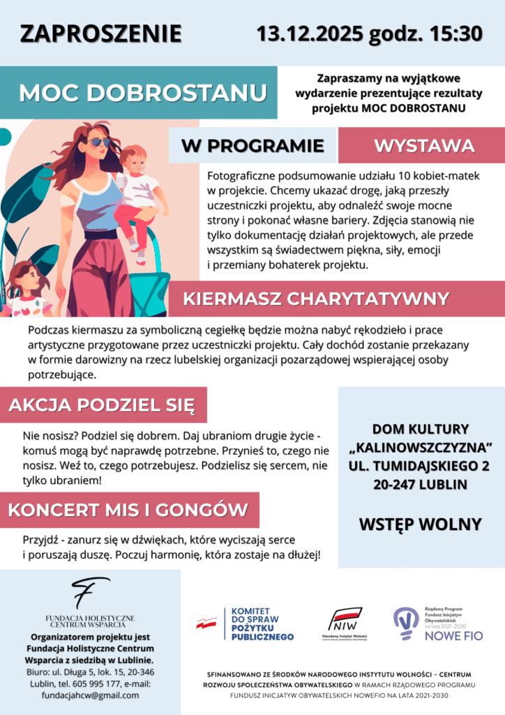 Plakat informacyjny promujący wydarzenie