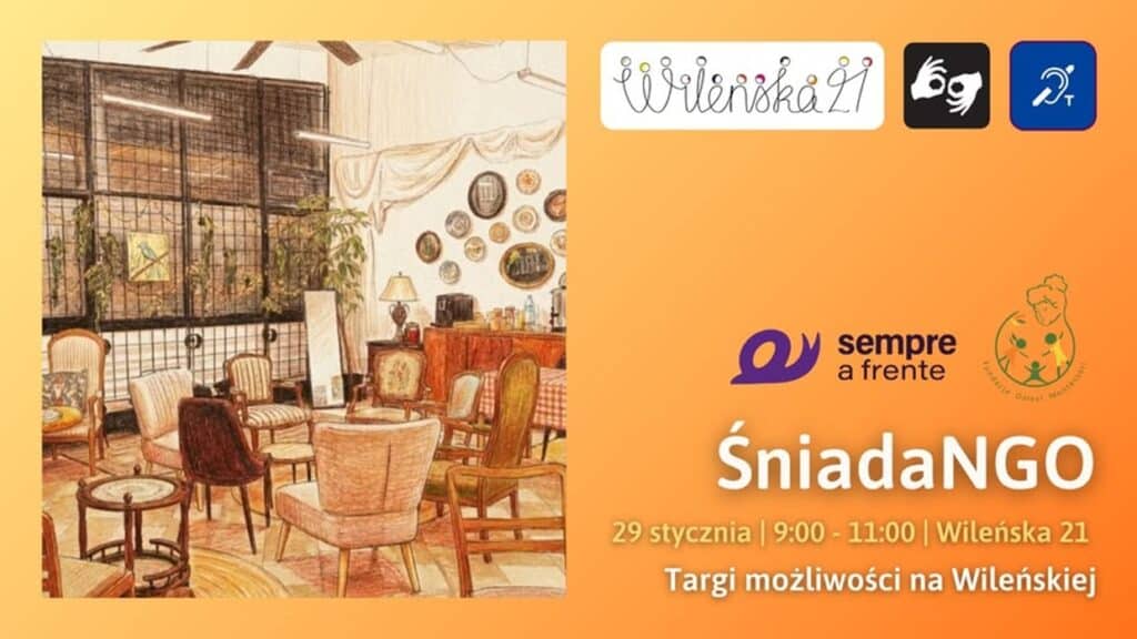 Baner informacyjny promujący wydarzenie