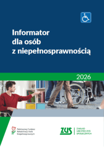 Okładka publikacji „Informator dla osób z niepełnosprawnością” na rok 2026.
