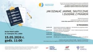 Baner informacyjny promujący szkolenie