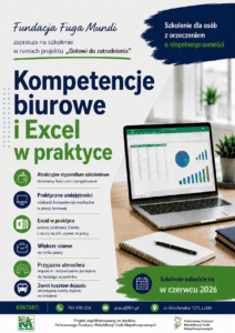Plakat informacyjny promujący przedsięwzięcie projektu