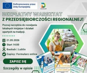 Plakat informacyjny promujący wydarzenie