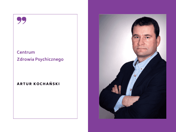 Artur Kochański autor artykułu pt. "Centrum Zdrowia Psychicznego"