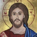 Ikona autorstwa Katarzyny Wysokińskiej "Pantokrator"