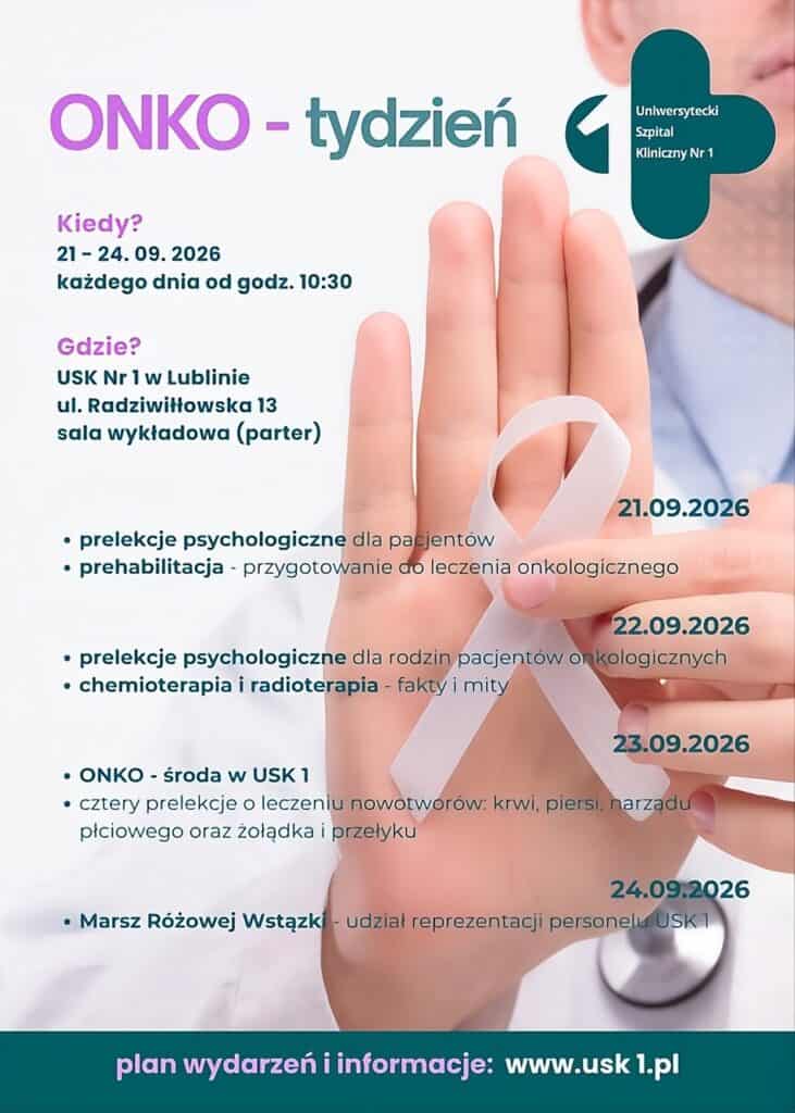 Plakat informacyjny promujący wydarzenie