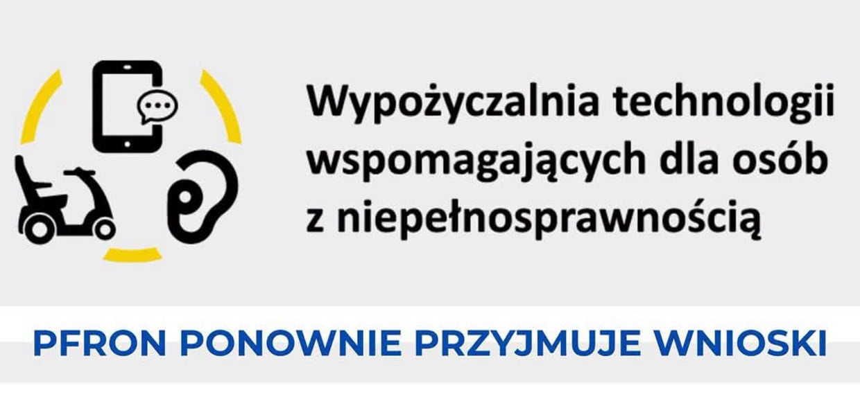 PFRON ponownie otwiera wypożyczalnię sprzętu wspomagającego