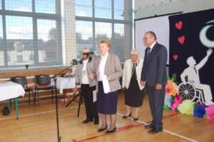Członkowie komisji oceniającej. Od lewej: Anna Soroka, prof. dr hab. Wanda Kociuba, Teresa Irena Jaskulska i Gerard Waszkiewicz.