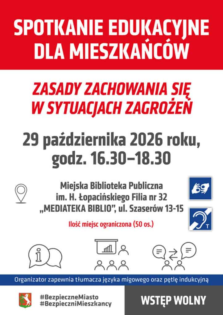Plakat informacyjny promujący wydarzenie